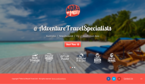 Web Design by pb for Word of mouth travel | Design: #16377365