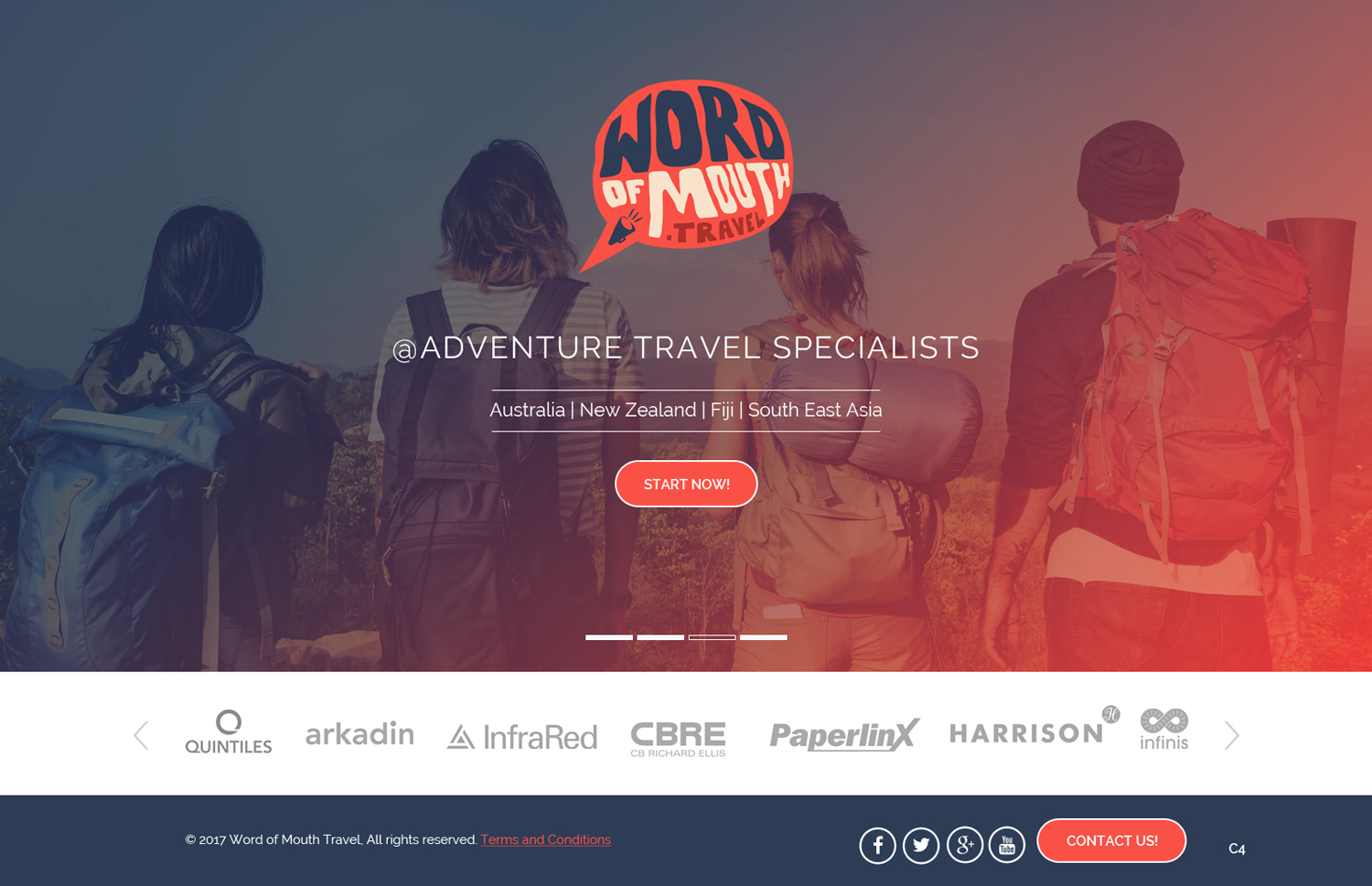 Web Design by pb for Word of mouth travel | Design #16377368