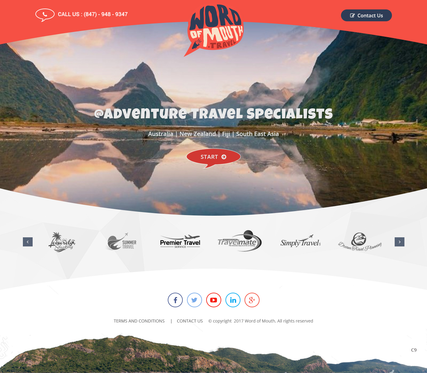 Web Design by pb for Word of mouth travel | Design #16377385