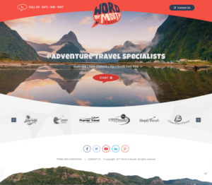 Web Design by pb for Word of mouth travel | Design: #16377385