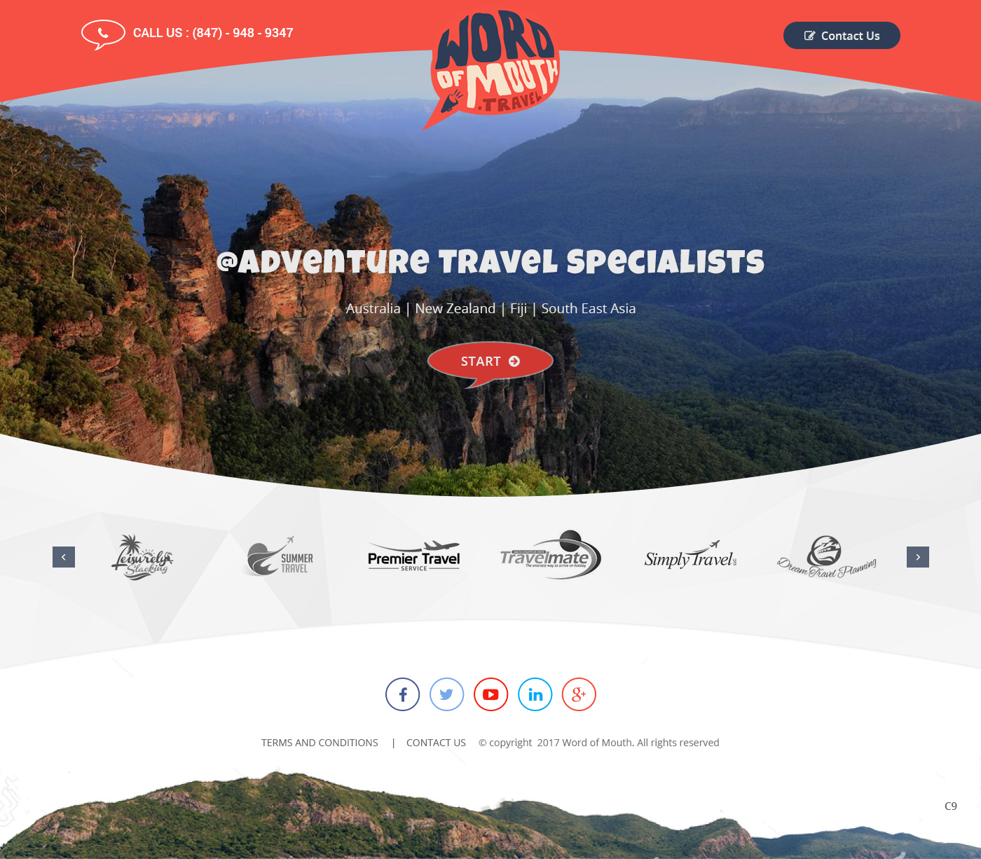 Web Design by pb for Word of mouth travel | Design #16377387