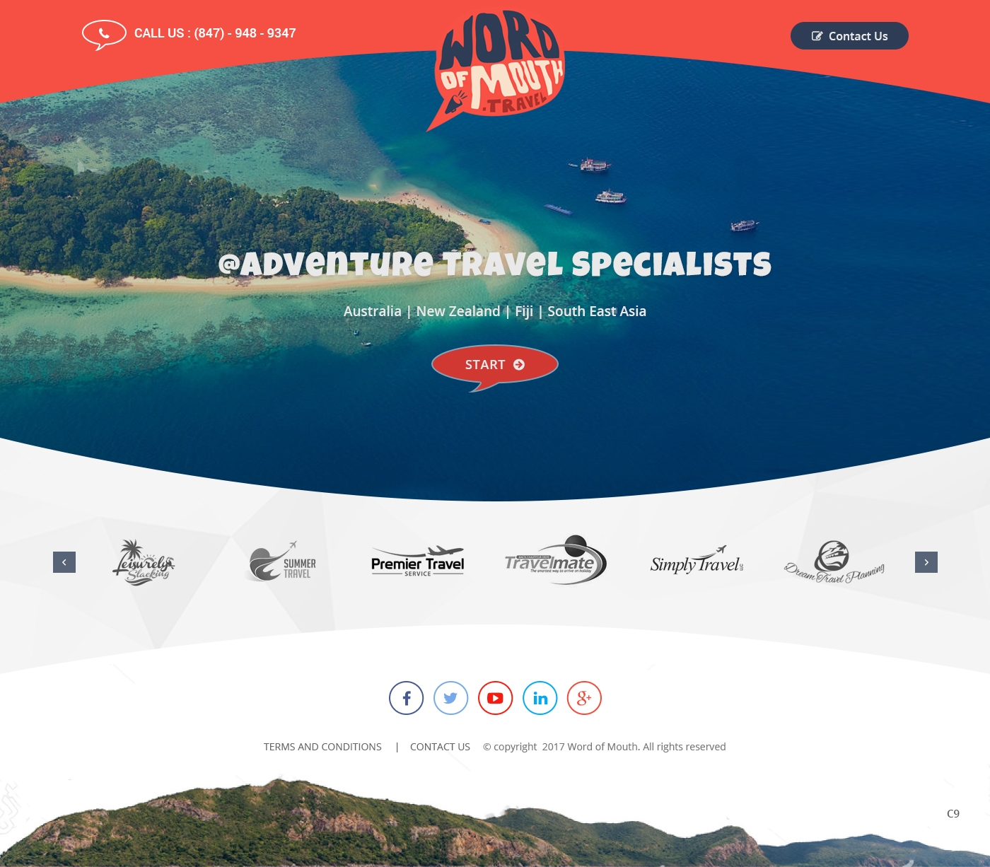 Web Design by pb for Word of mouth travel | Design #16377389