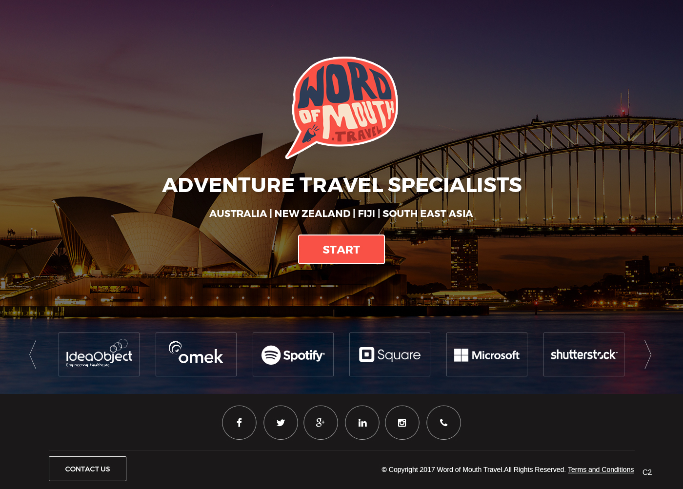 Web Design by pb for Word of mouth travel | Design #16378232
