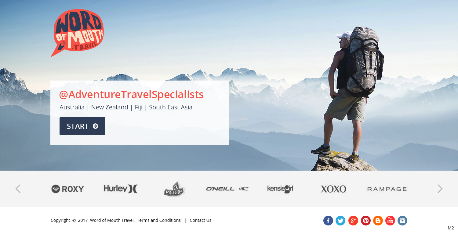 Web Design by pb for Word of mouth travel | Design #16378233