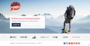 Web Design by pb for Word of mouth travel | Design: #16378233