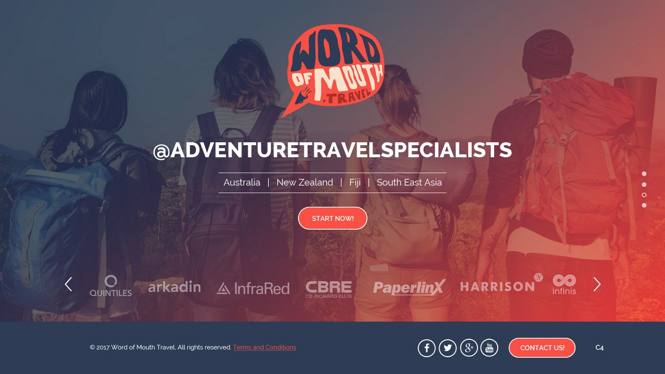 Web Design by pb for Word of mouth travel | Design #16482840
