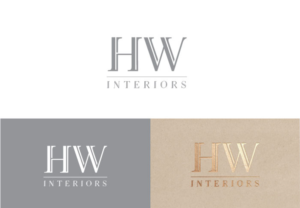 Logo Design by Studiok91 for HW Interiors | Design: #16394273