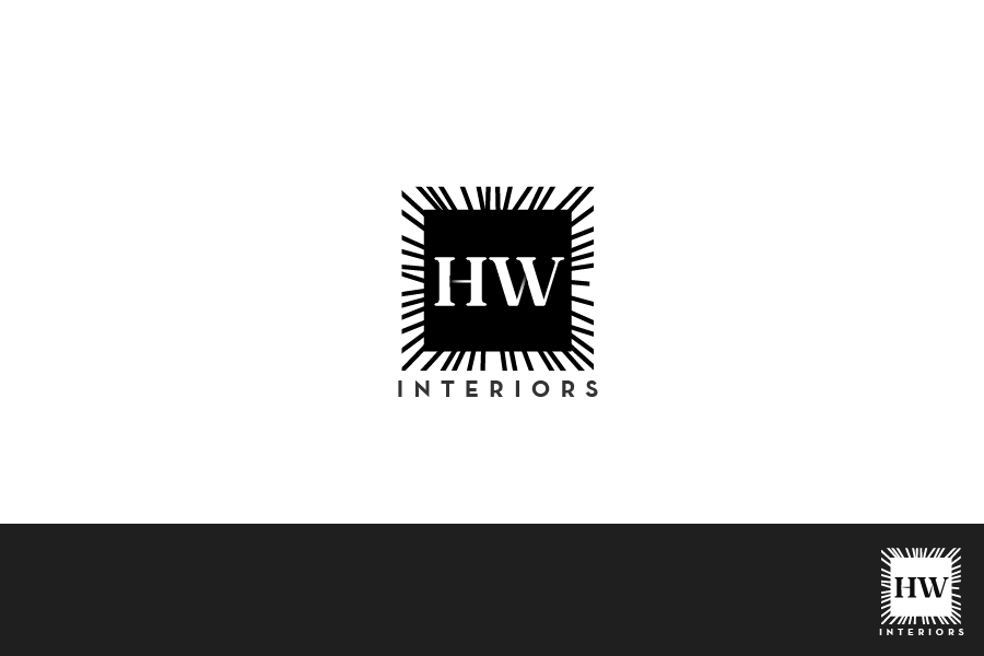 Logo Design by jaime.sp for HW Interiors | Design #16465965