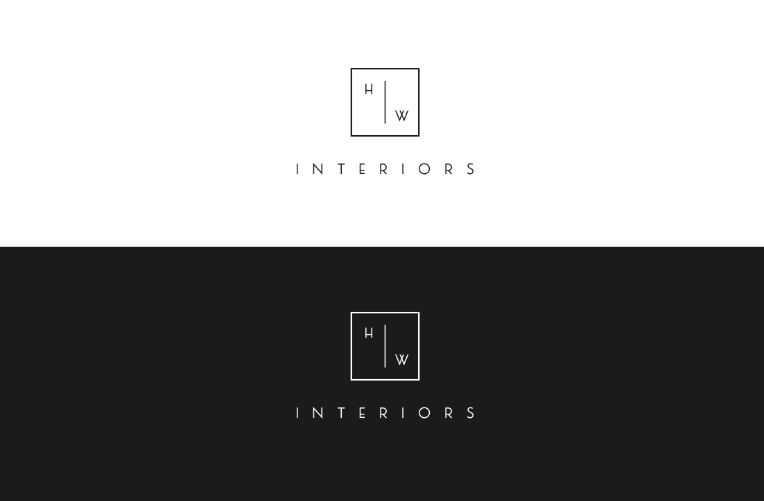 Diseño de Logo por GLDesigns para HW Interiors | Diseño #16367603