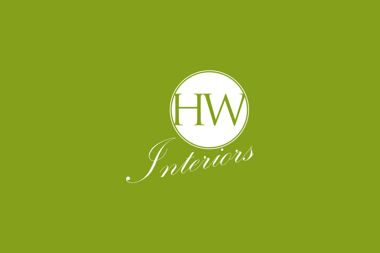 Logo Design by FAMous_Designs for HW Interiors | Design #16378313