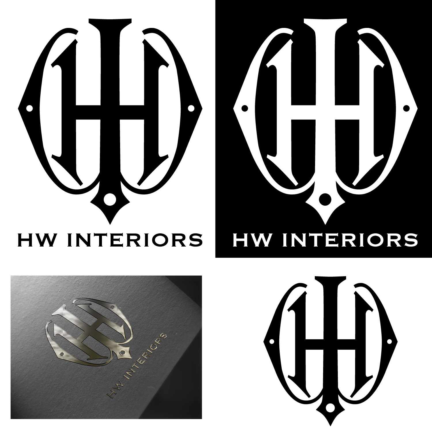 Logo-Design von Creative Start für HW Interiors | Design #16406349