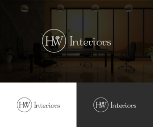 HW Interiors | Logo Design by Kiran