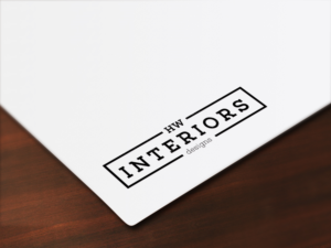 Logo Design by Aqeel Momin for HW Interiors | Design: #16463084