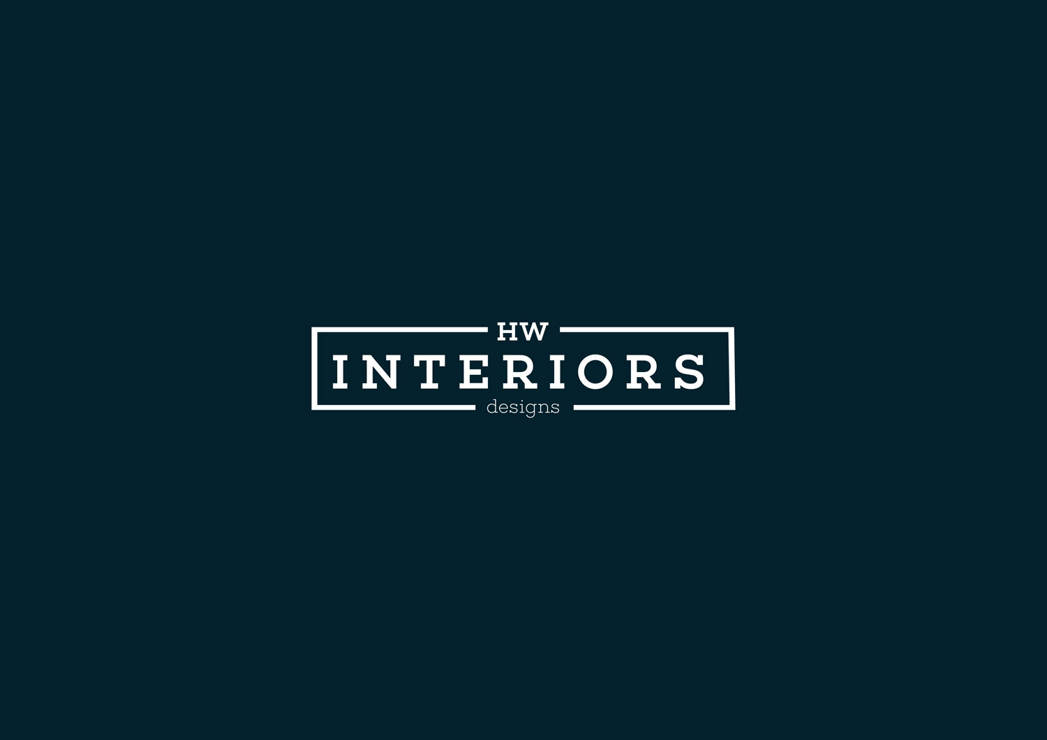 Logo Design by Aqeel Momin for HW Interiors | Design #16463090