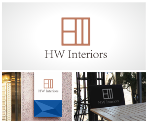 Logo Design by JasonE for HW Interiors | Design: #16386219