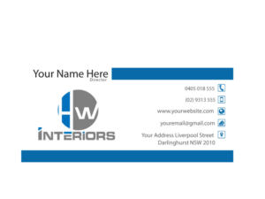 Logo Design by rocklee for HW Interiors | Design: #16406304