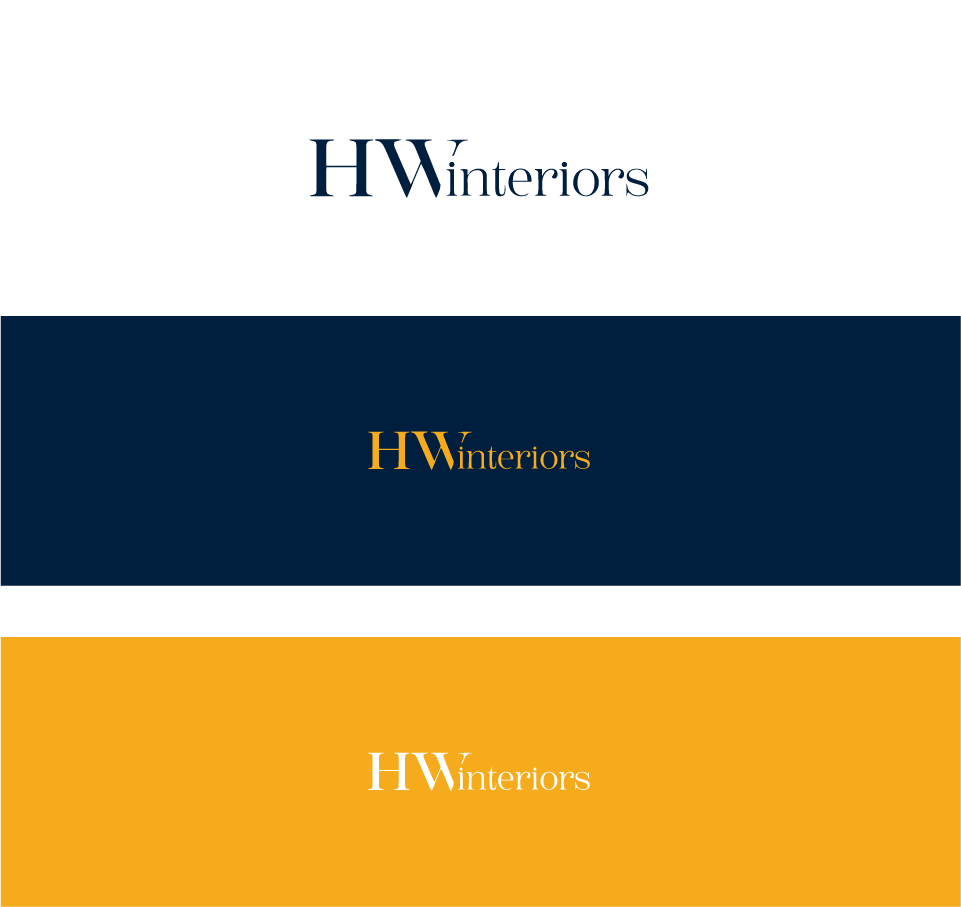 Diseño de Logo por REBECCA7779 para HW Interiors | Diseño #16385548