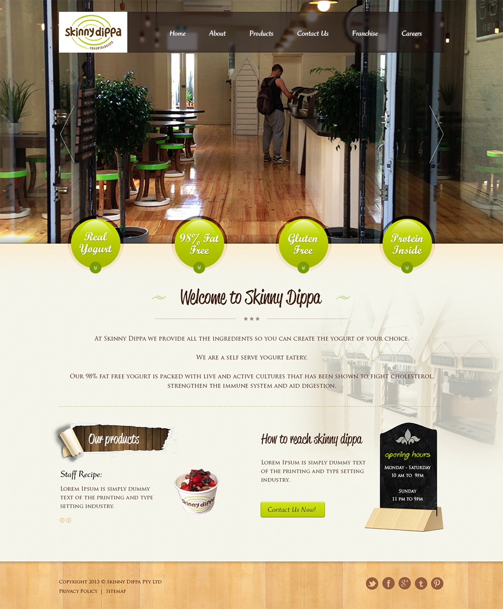 Wordpress Design by Mayank Patel for this project | Design #2690884