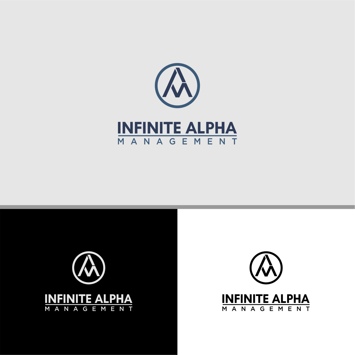 Logo Design by dumx for Infinite Alpha Management | Design #16378450