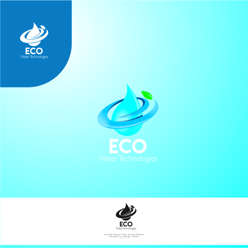 Logo Design by Arham Hidayat for ECO Water Technologies, Corp | Design #16397410