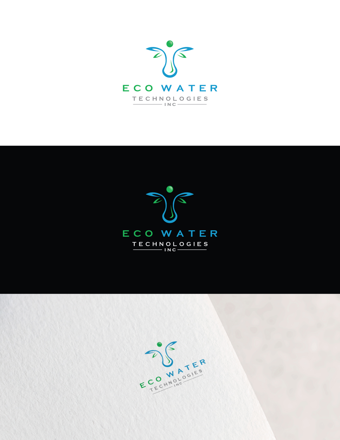 Logo Design by anonrotide for ECO Water Technologies, Corp | Design #16393584