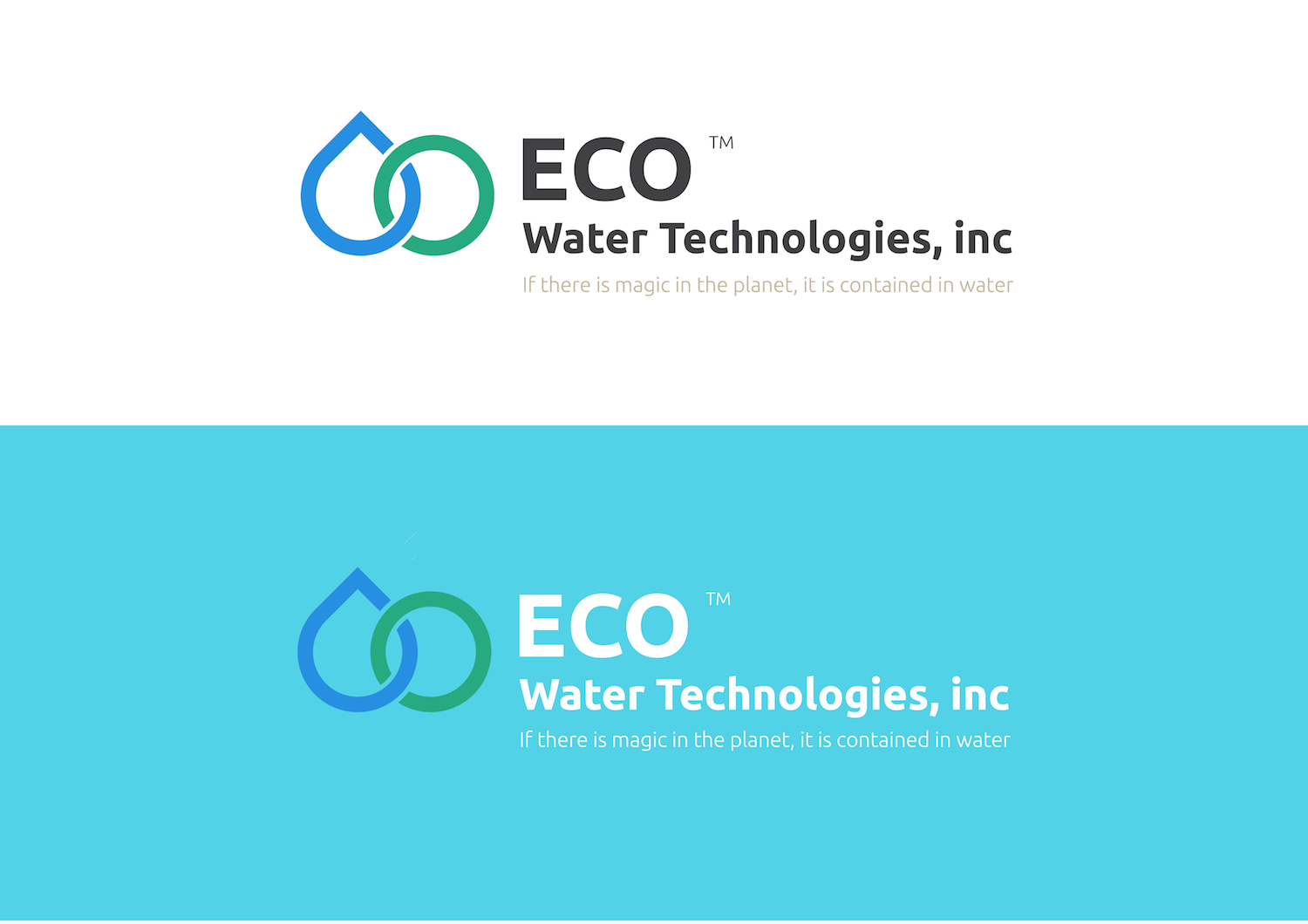 Logo Design by Matt Bradshaw for ECO Water Technologies, Corp | Design #16366151