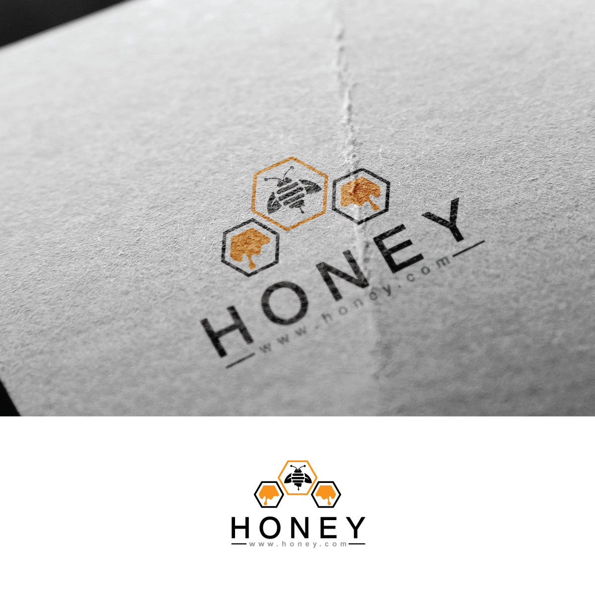 Logo Design by e-graphics for honey | Design #16379783