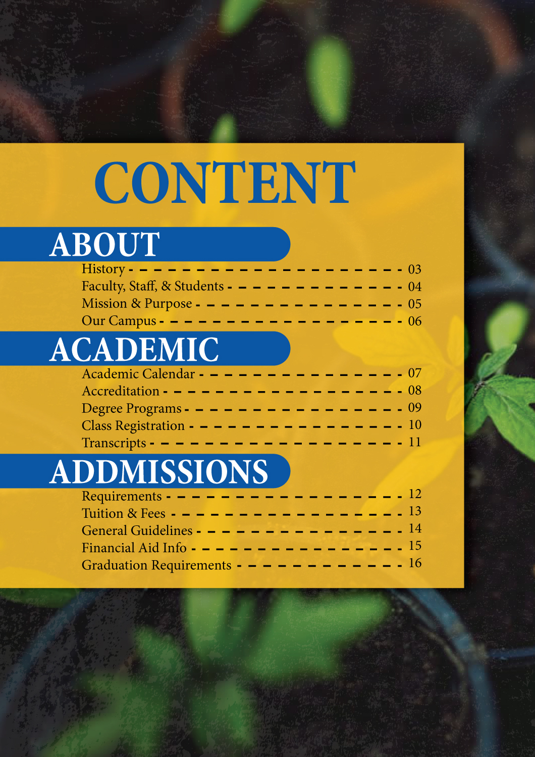 Design de Brochure par Impressive Solutions pour HOBE SOUND BIBLE COLLEGE | Design #16377431