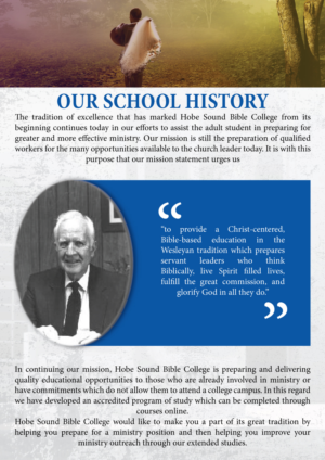 Brochure Design by Impressive Solutions for HOBE SOUND BIBLE COLLEGE | Design: #16377435