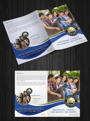 Brochure Design by ecorokerz for HOBE SOUND BIBLE COLLEGE | Design: #16371128