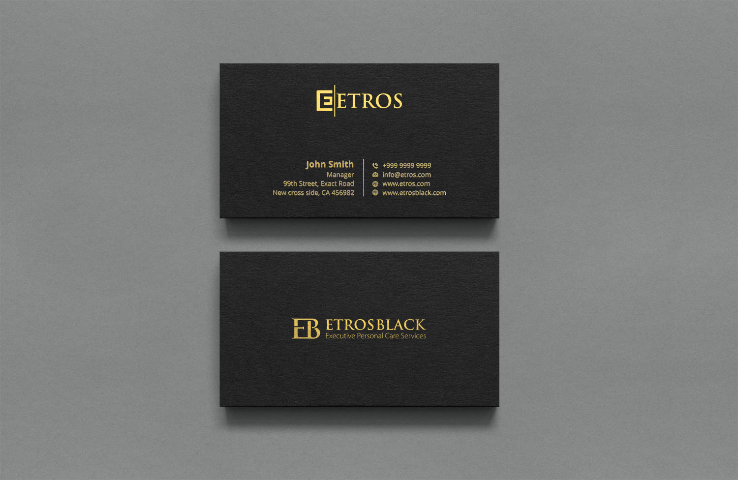 Card Design by Xpert for ETROS | Design #16378491