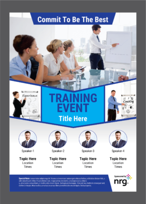 training flyer