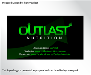Business Card Design by rustee for Outlast Nutrition | Design: #2654667