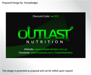 Business Card Design by rustee for Outlast Nutrition | Design: #2654878