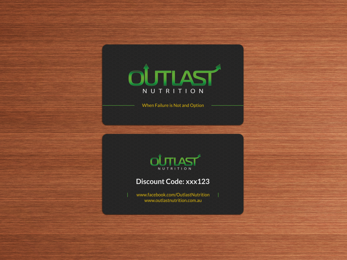 Design de Carte de Visite par HYPdesign pour Outlast Nutrition | Design #2653240