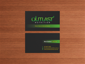 Business Card Design by HYPdesign for Outlast Nutrition | Design: #2653243