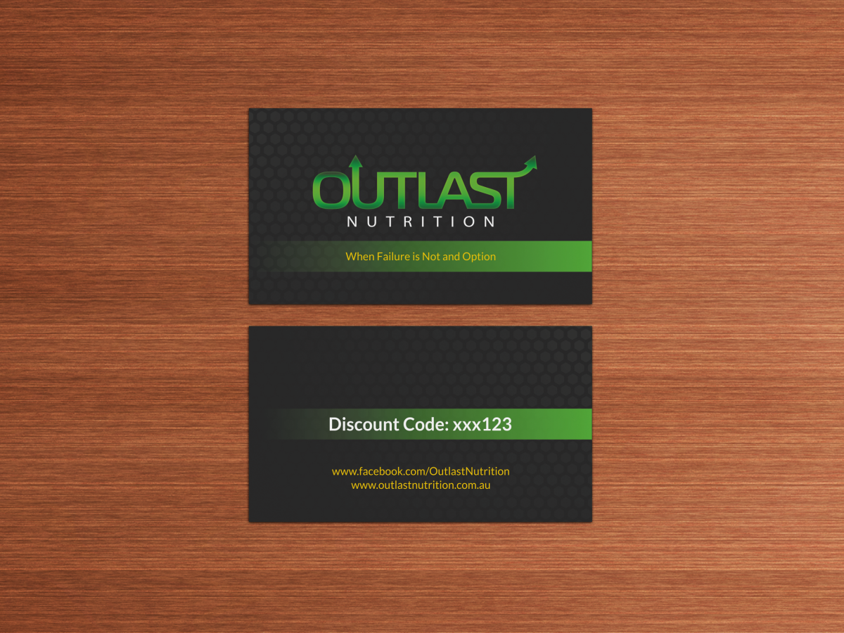 Business Card Design by HYPdesign for Outlast Nutrition | Design #2653244