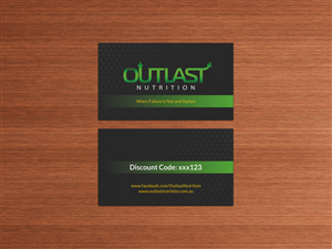 Business Card Design by HYPdesign for Outlast Nutrition | Design: #2653244