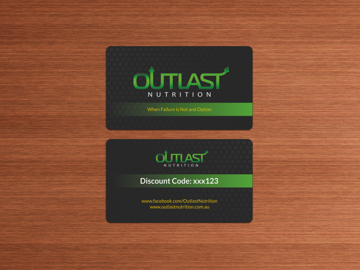 Business Card Design by HYPdesign for Outlast Nutrition | Design #2656815