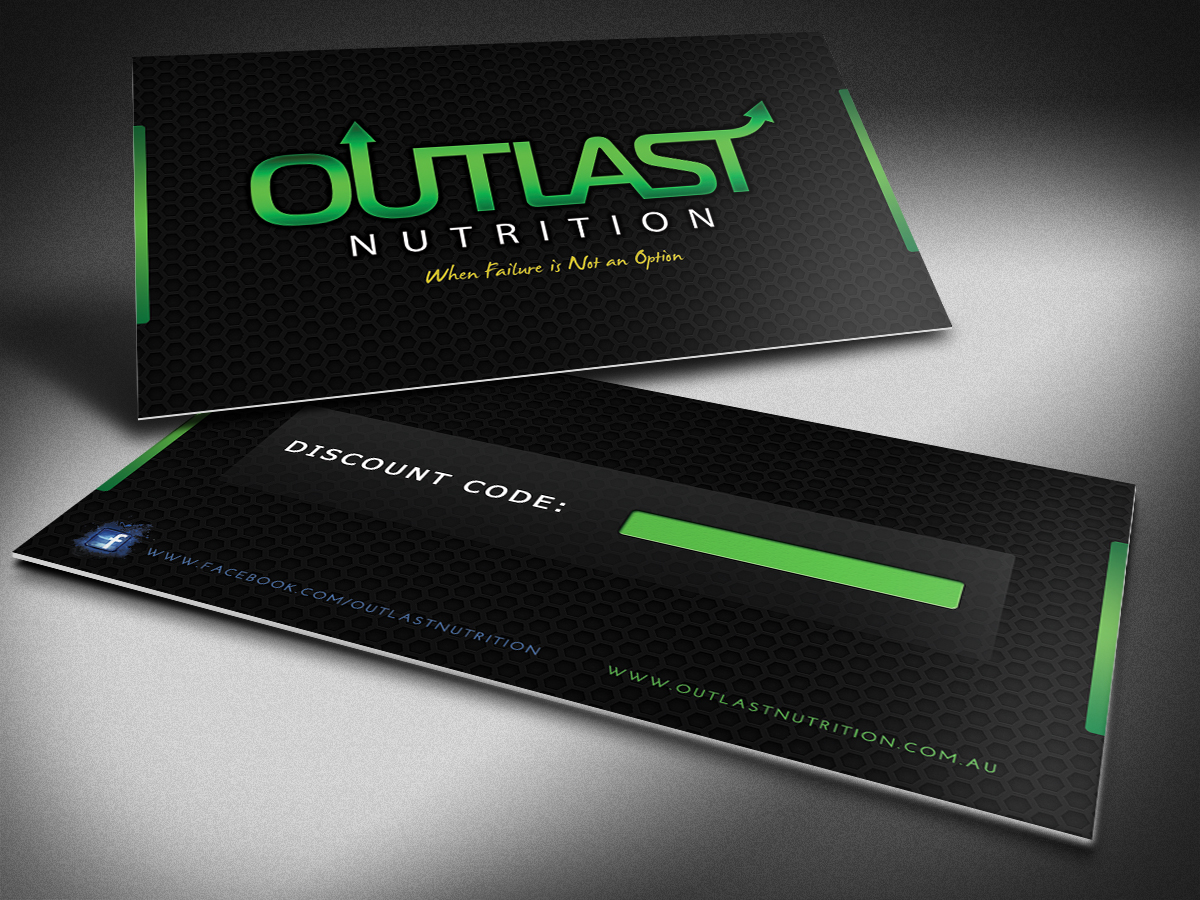 Design de Carte de Visite par FutureDesigne pour Outlast Nutrition | Design : #2695581