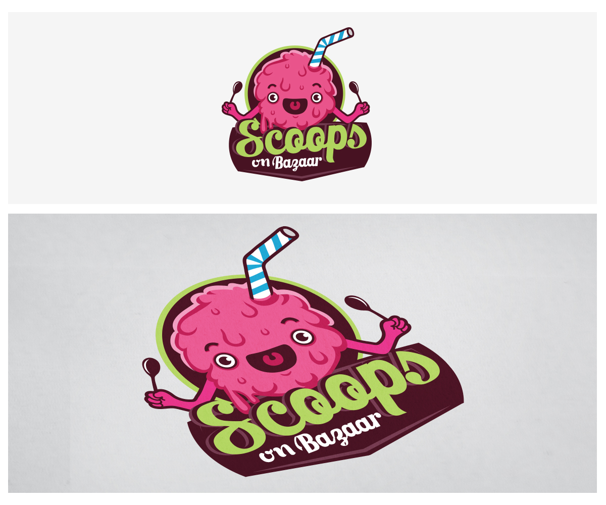 Logo Design by Frontino graphic studio for Scoops on Bazaar | Design #2658056