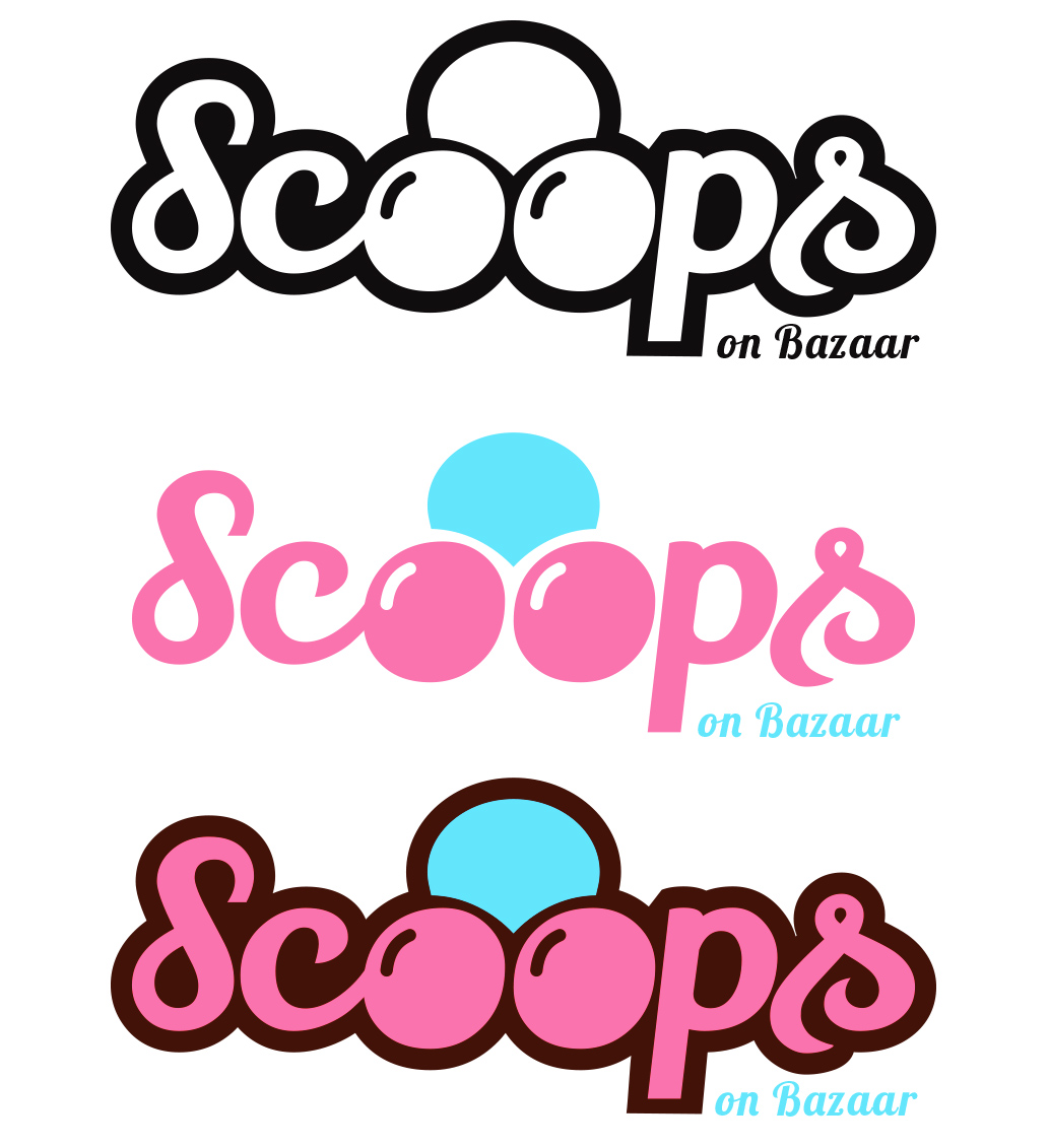 Logo Design by Cyanide Designz for Scoops on Bazaar | Design #2677062