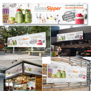 Diseño de Señalética por Kristina Andonoff para GlassSipper | Diseño: #16399358