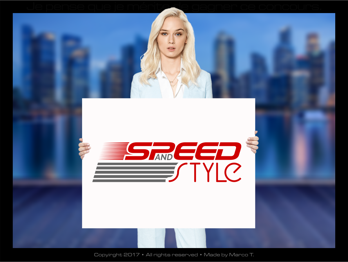 Logo-Design von andiacos für SPEED AND STYLE | Design #16631624