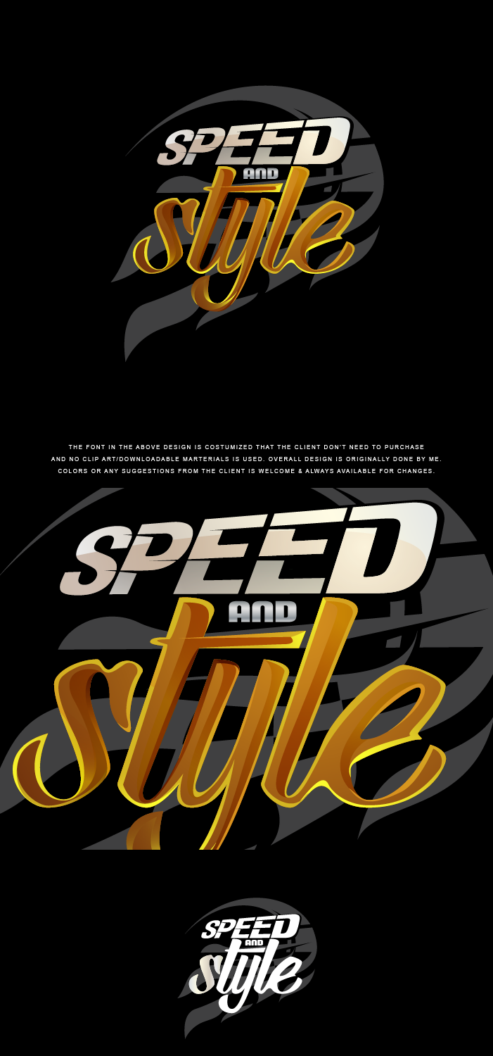 Logo Design by crizzyARTz for SPEED AND STYLE | Design #16493680