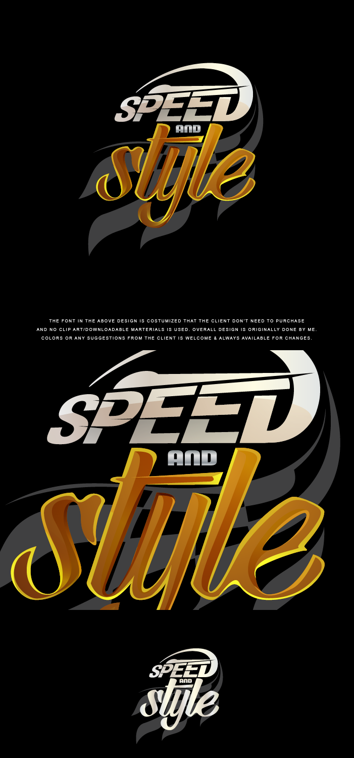Logo Design by crizzyARTz for SPEED AND STYLE | Design #16493682