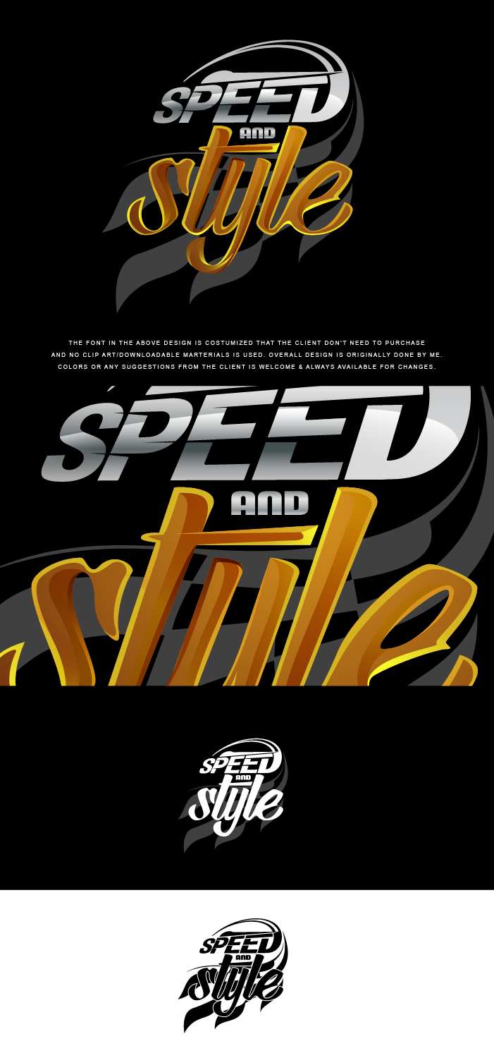Logo Design by crizzyARTz for SPEED AND STYLE | Design #16493683