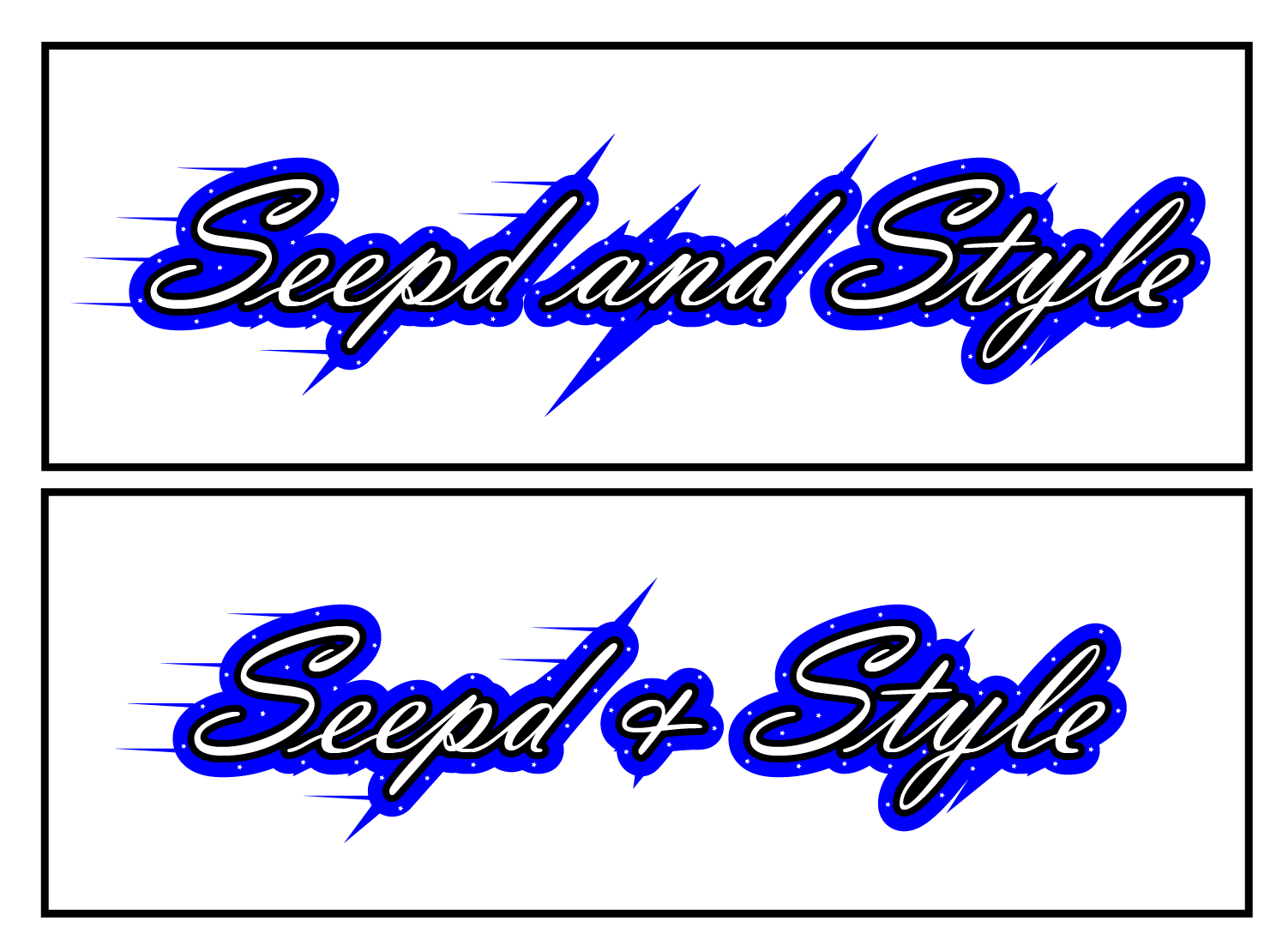 Logo Design by Yassine Mardoume for SPEED AND STYLE | Design #16482119