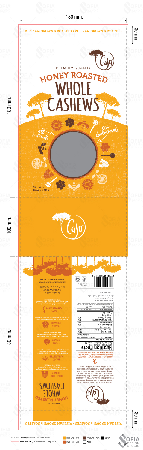 Verpackungs-Design von SofiaDesignStudio für Caju Company | Design #16515367