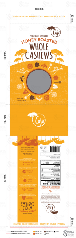 Delicious Roasted Cashews Need a Packaging Design | Design Emballage par SofiaDesignStudio